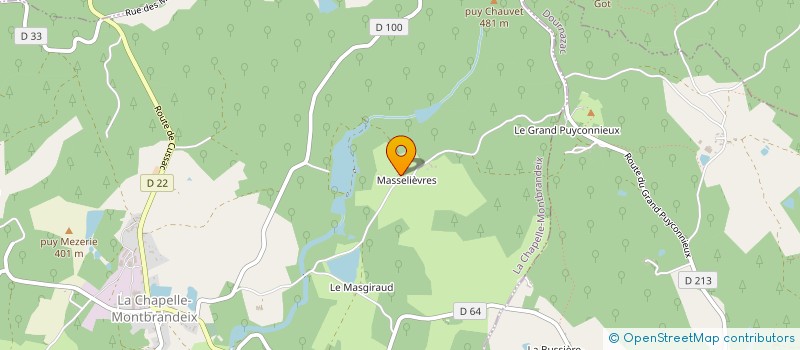 localisation de l'entreprise MADAME LISA NOOIJ  LA CHAPELLE-MONTBRANDEIX