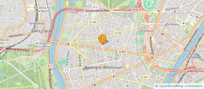 localisation de l'entreprise MADAME LISA OHANA à BOULOGNE-BILLANCOURT