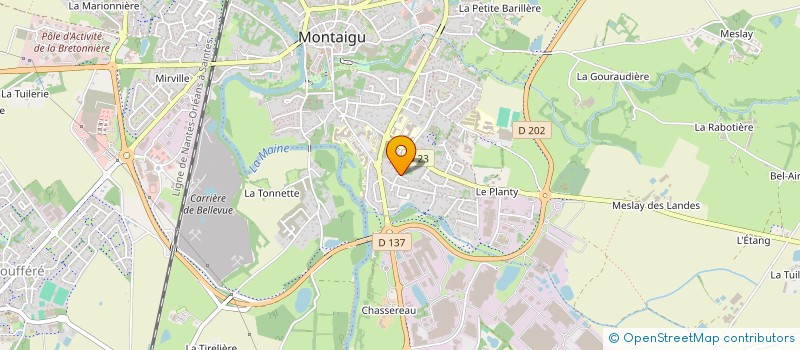 localisation de l'entreprise MADAME LISA ORDRONNEAU à MONTAIGU-VENDEE