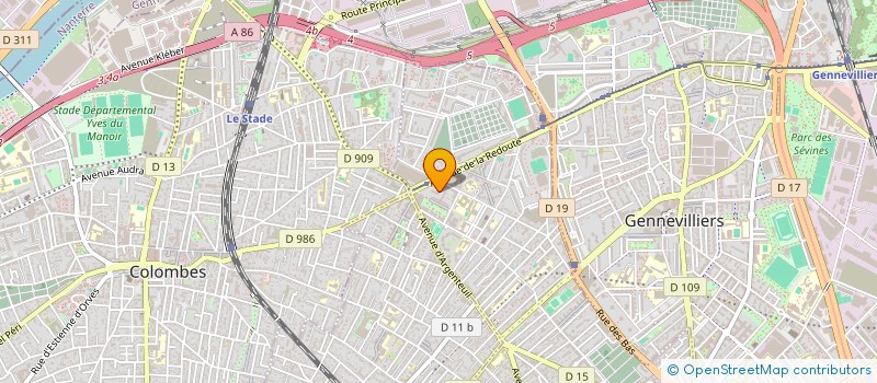 localisation de l'entreprise MADAME LISA OUANONOU à ASNIERES-SUR-SEINE