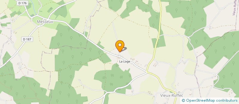 localisation de l'entreprise MADAME LISA OWEN  VIEUX-RUFFEC