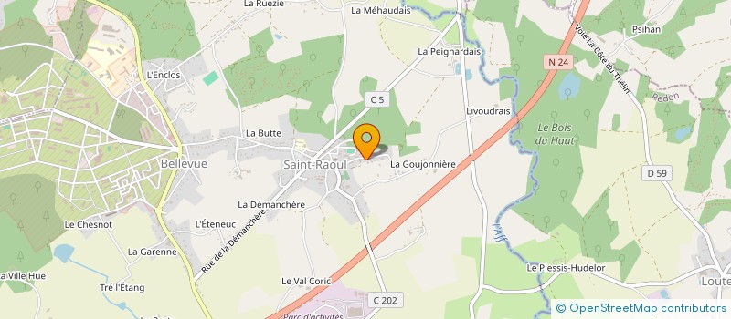 localisation de l'entreprise MADAME LISA PAJOT à GUER