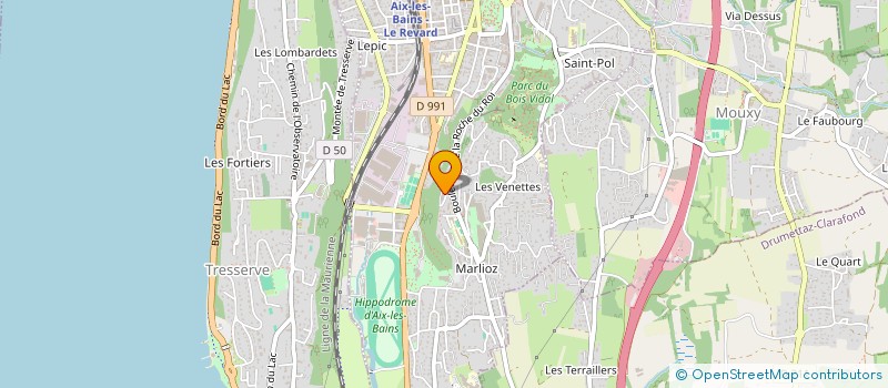 localisation de l'entreprise MADAME LISA PAREDES à AIX-LES-BAINS