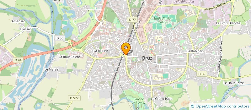 localisation de l'entreprise MADAME LISA PAVOINE  VITRE