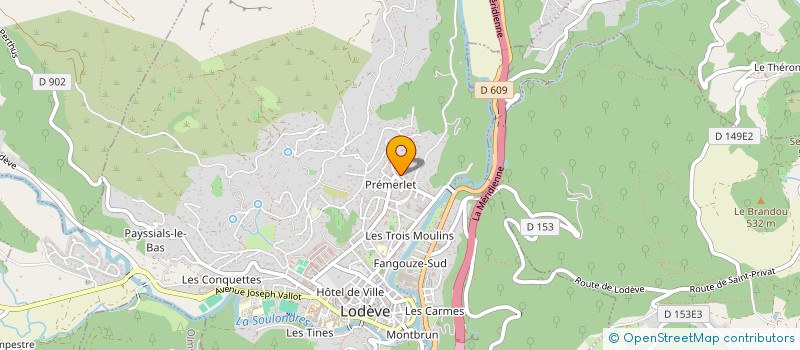 localisation de l'entreprise MADAME LISA PELFORT  LODEVE