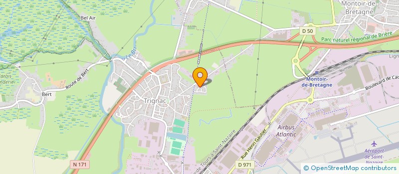 localisation de l'entreprise MADAME LISA PELLOUX  SAINT-NAZAIRE