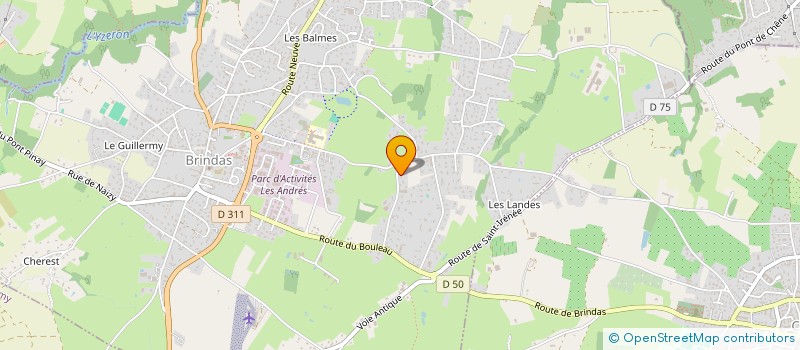 localisation de l'entreprise MADAME LISA PLANTIER  BRINDAS