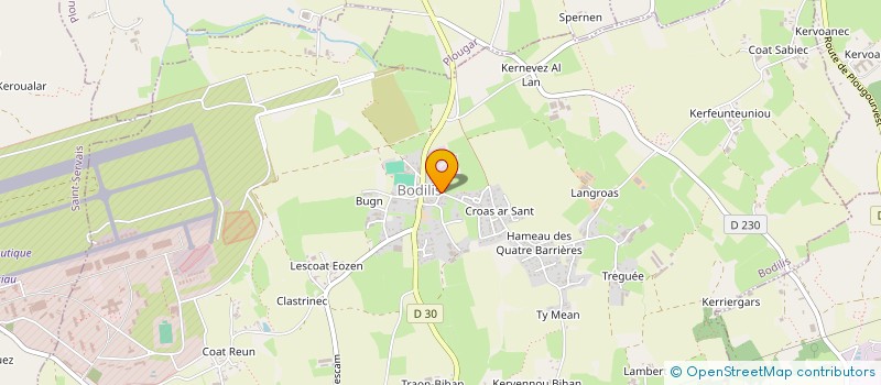 localisation de l'entreprise MADAME LISA PODEUR  BODILIS