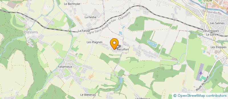 localisation de l'entreprise MADAME LISA POUILLE  PRESSINS