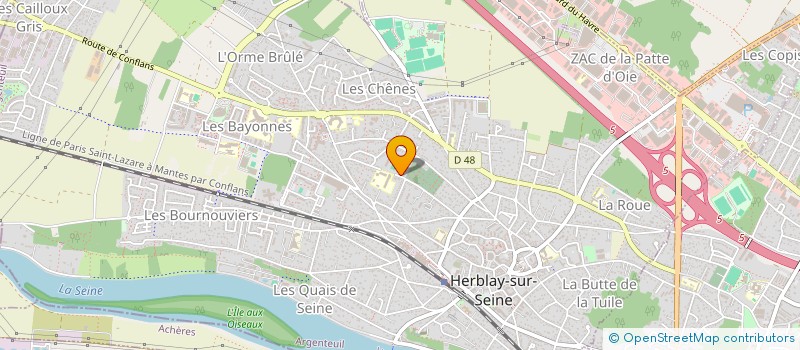 localisation de l'entreprise MADAME LISA PRIMI à HERBLAY-SUR-SEINE