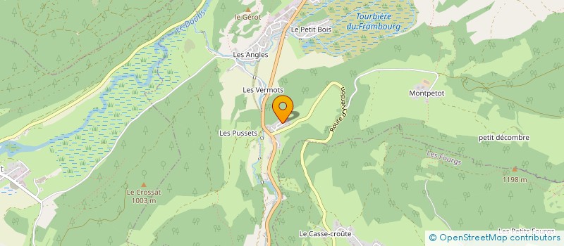 localisation de l'entreprise MADAME LISA PUTOD  LA CLUSE-ET-MIJOUX