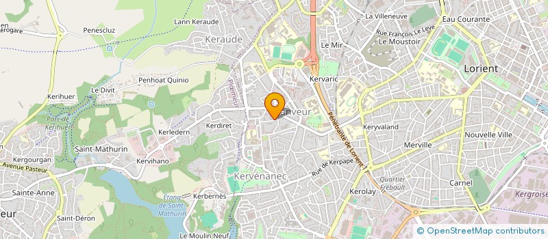 localisation de l'entreprise MADAME LISA QUERE  LORIENT