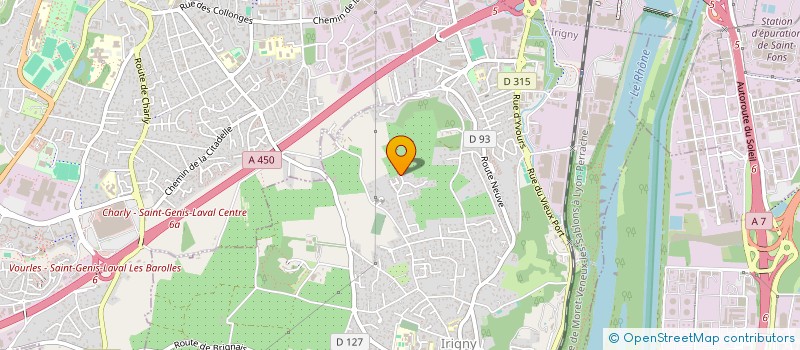 localisation de l'entreprise MADAME LISA QUINET  IRIGNY