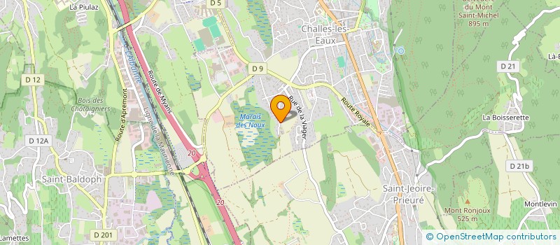 localisation de l'entreprise MADAME LISA QUINTEAU  CHALLES-LES-EAUX