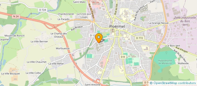 localisation de l'entreprise MADAME LISA QUINTON  PLOERMEL