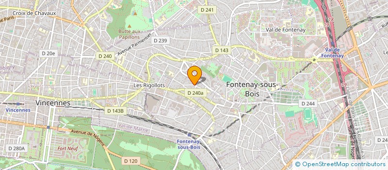 localisation de l'entreprise MADAME LISA RAIO à FONTENAY-SOUS-BOIS