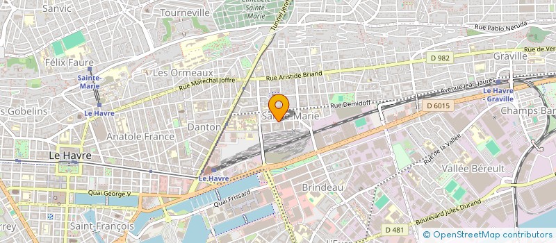 localisation de l'entreprise MADAME LISA RANDOE  LE HAVRE