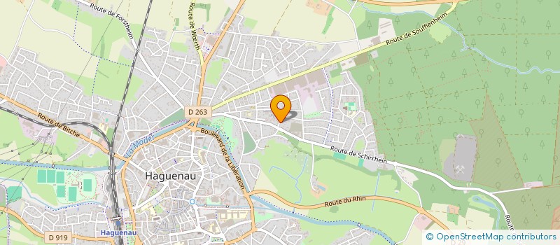 localisation de l'entreprise MADAME LISA RECCHIA  HAGUENAU