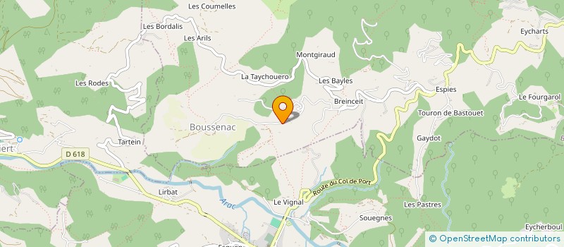localisation de l'entreprise MADAME LISA REGIS à BOUSSENAC