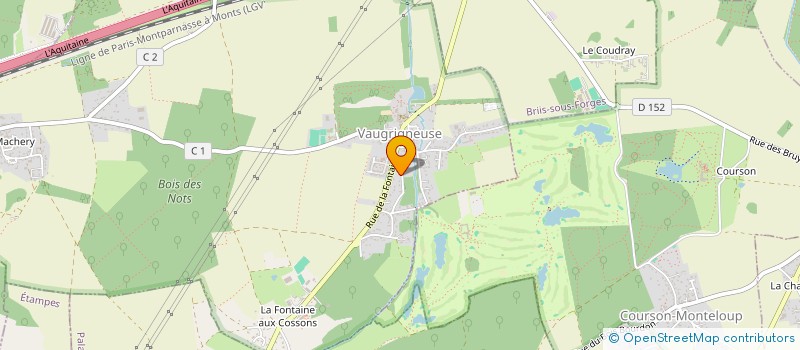 localisation de l'entreprise MADAME LISA ROBIEU  VAUGRIGNEUSE