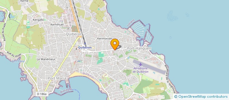 localisation de l'entreprise MADAME LISA ROBINO  QUIBERON