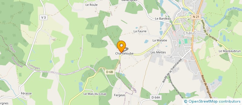 localisation de l'entreprise MADAME LISA ROBINSON  CHALUS