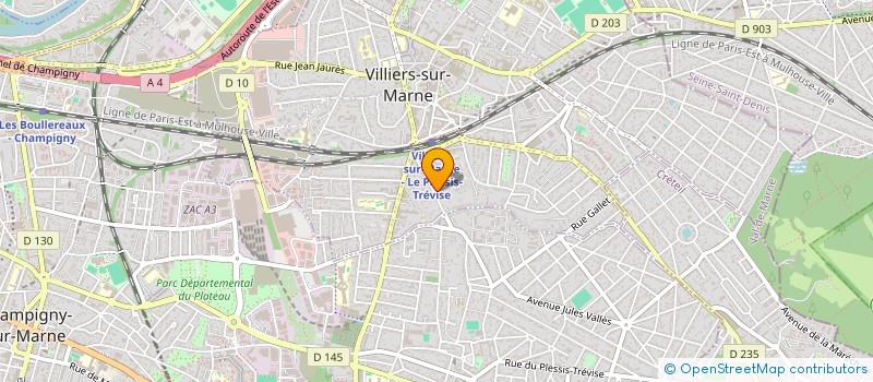 localisation de l'entreprise MADAME LISA RODRIGUES  VILLIERS-SUR-MARNE