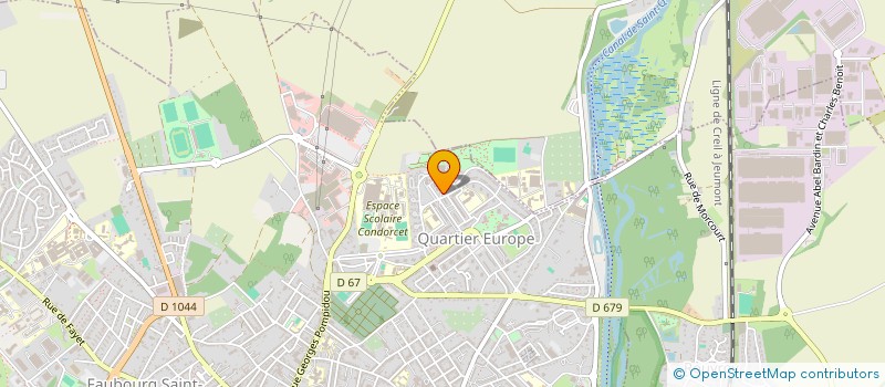 localisation de l'entreprise MADAME LISA ROYER à SAINT-QUENTIN