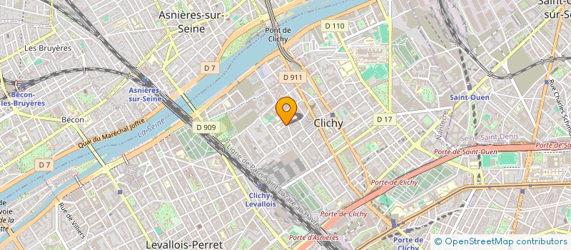 localisation de l'entreprise MADAME LISA SALLUSTIO à CLICHY