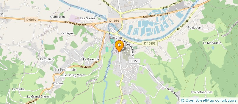 localisation de l'entreprise MADAME LISA SANCHEZ  LARCHE