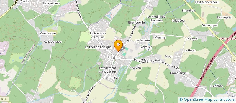 localisation de l'entreprise MADAME LISA SANCHEZ  SAUBION