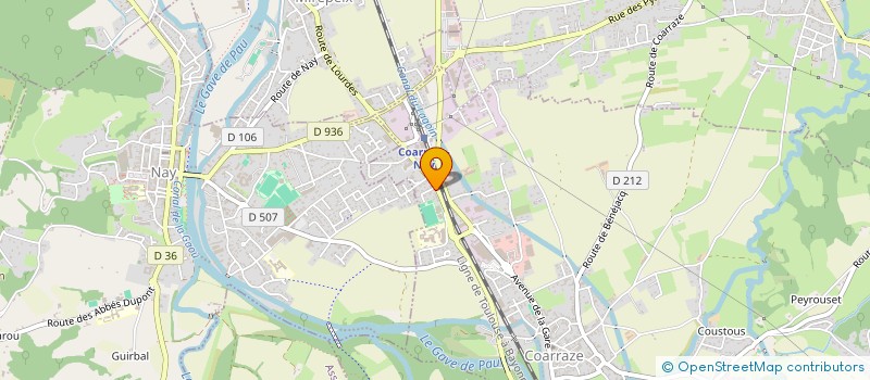 localisation de l'entreprise MADAME LISA SARTHOU  COARRAZE