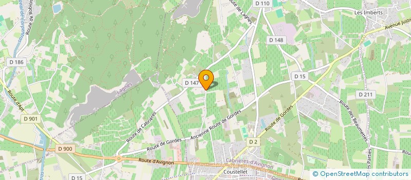 localisation de l'entreprise MADAME LISA SATIN  CABRIERES-D'AVIGNON