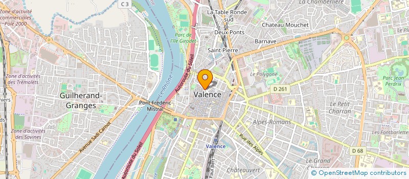 localisation de l'entreprise MADAME LISA SCHILLACI  VALENCE