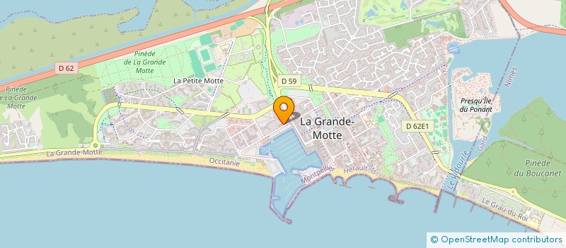 localisation de l'entreprise MADAME LISA SCHULLER  LA GRANDE-MOTTE