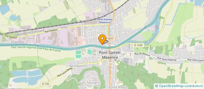 localisation de l'entreprise MADAME LISA SEBESTYEN à PONT-SAINTE-MAXENCE