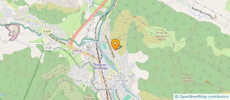 localisation de l'entreprise MADAME LISA SEGUELAS à TARASCON-SUR-ARIEGE