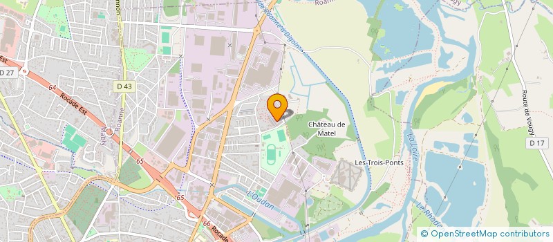 localisation de l'entreprise MADAME LISA SELLAMI  ROANNE