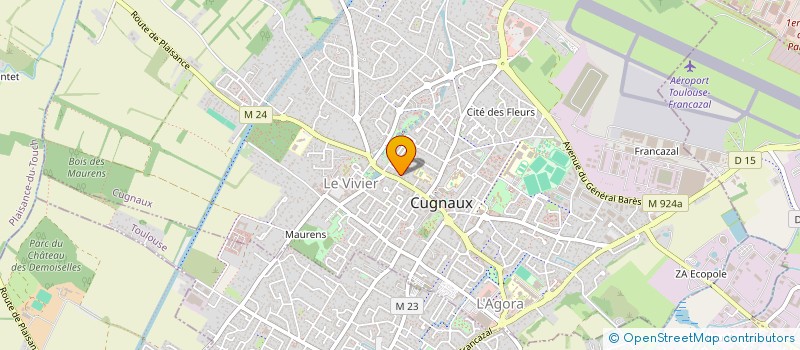 localisation de l'entreprise MADAME LISA SERRANO  CUGNAUX