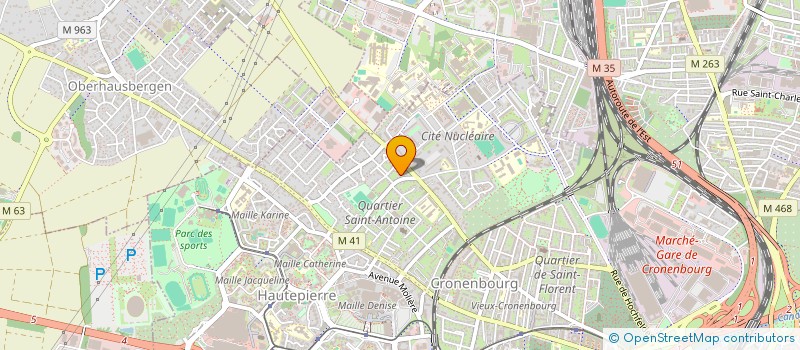 localisation de l'entreprise MADAME LISA SEYLLER à STRASBOURG