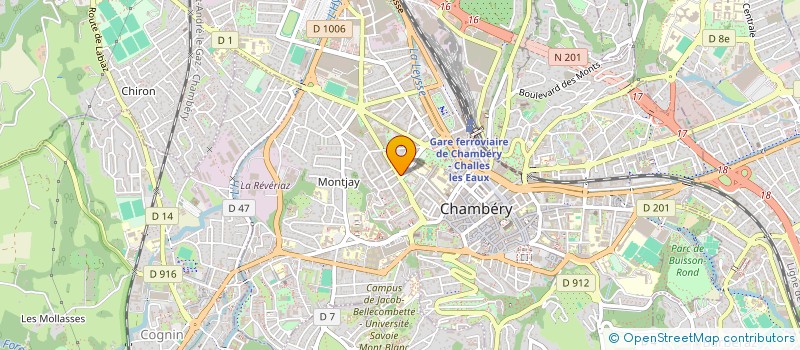 localisation de l'entreprise MADAME LISA SOUDARIN à CHAMBERY