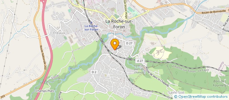 localisation de l'entreprise MADAME LISA STEINER  LA ROCHE-SUR-FORON