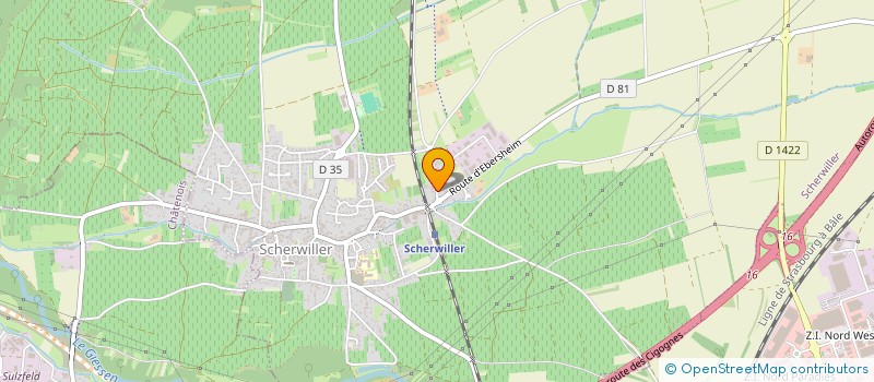 localisation de l'entreprise MADAME LISA STOECKEL  SCHERWILLER