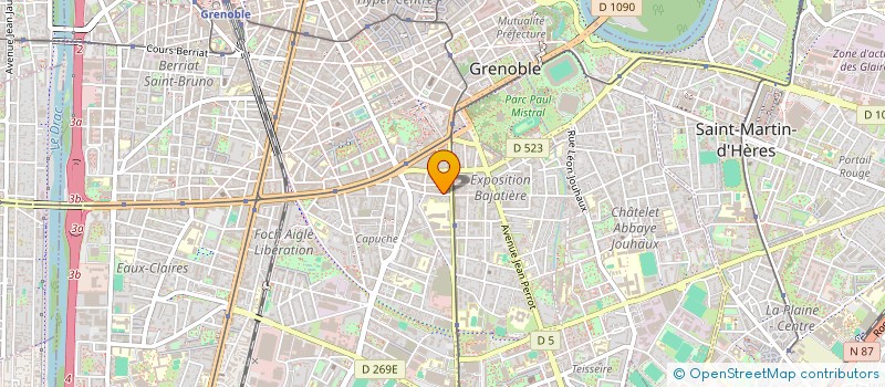 localisation de l'entreprise MADAME LISA SUCHIER  GRENOBLE