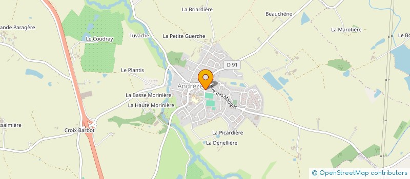 localisation de l'entreprise MADAME LISA TERRIER à BEAUPREAU-EN-MAUGES