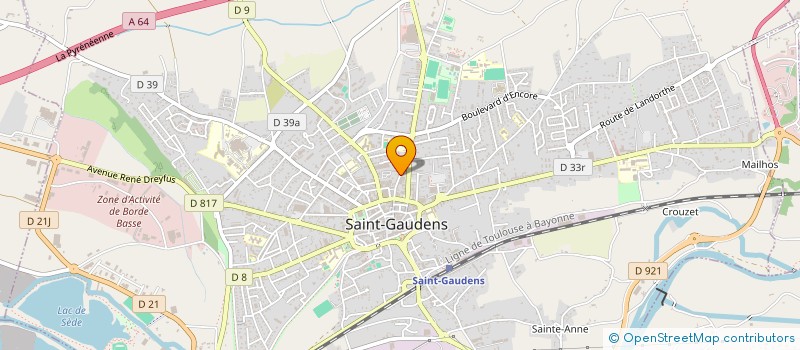 localisation de l'entreprise MADAME LISA THIEBAUT  SAINT-GAUDENS