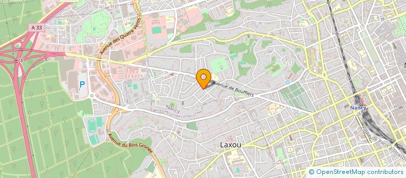 localisation de l'entreprise MADAME LISA THIEBLEMONT à NANCY