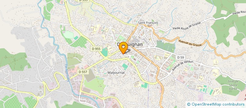 localisation de l'entreprise MADAME LISA TOUMOUN  DRAGUIGNAN