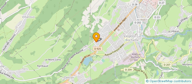 localisation de l'entreprise MADAME LISA TROUESSARD  VALGELON-LA ROCHETTE