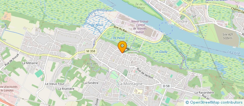 localisation de l'entreprise MADAME LISA VAILLANT  LA MONTAGNE